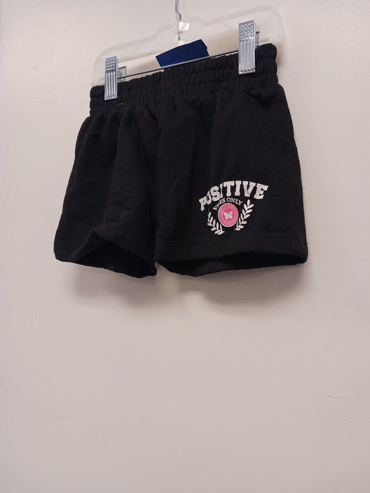 black Pink Velvet Positive Vibes Only Shorts, 2T G