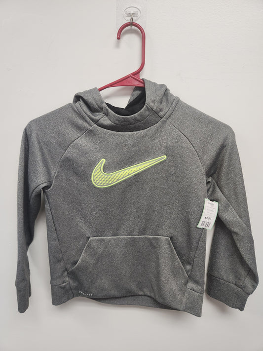 Grey/Green Nike Hoodie, 6 B