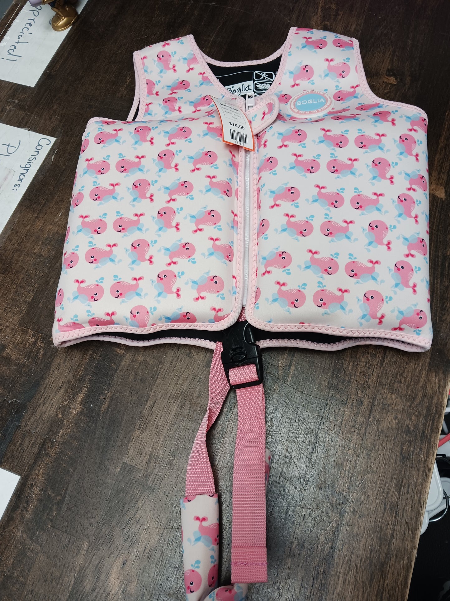 Pink/Blue Boglia Swim Vest