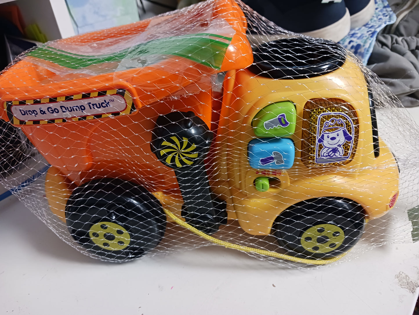 Yellow/Orange Vtech Drop & Go Dump Truck