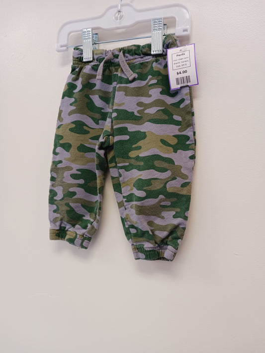 Green Camo Carters Pants, 6M B