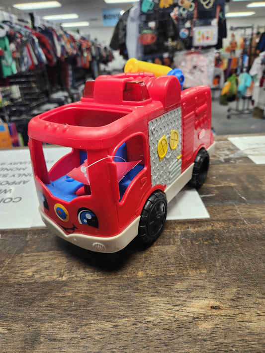 Red Fisher Price Little People Firetruck