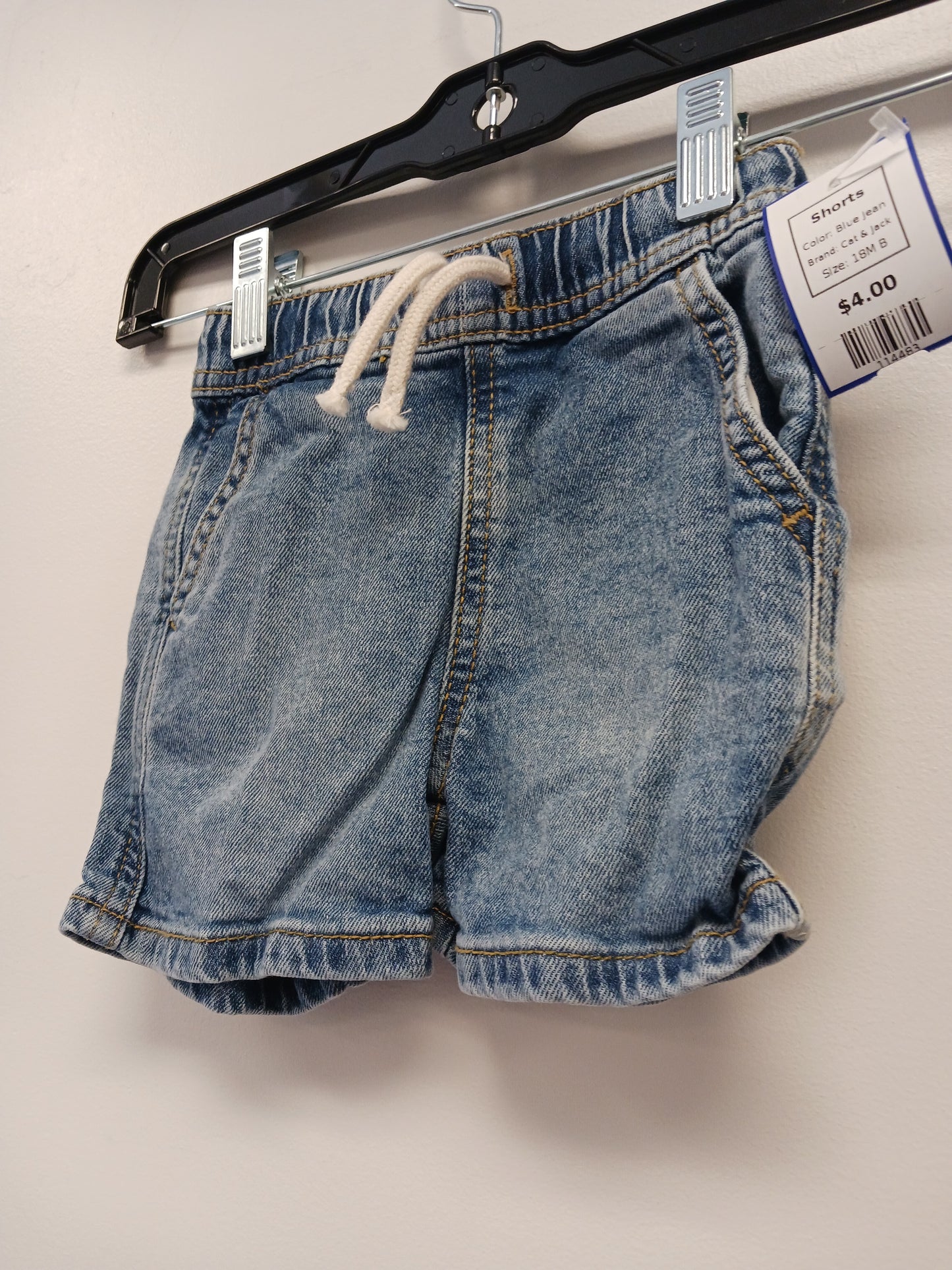 Blue Jean Cat & Jack Shorts, 18M B