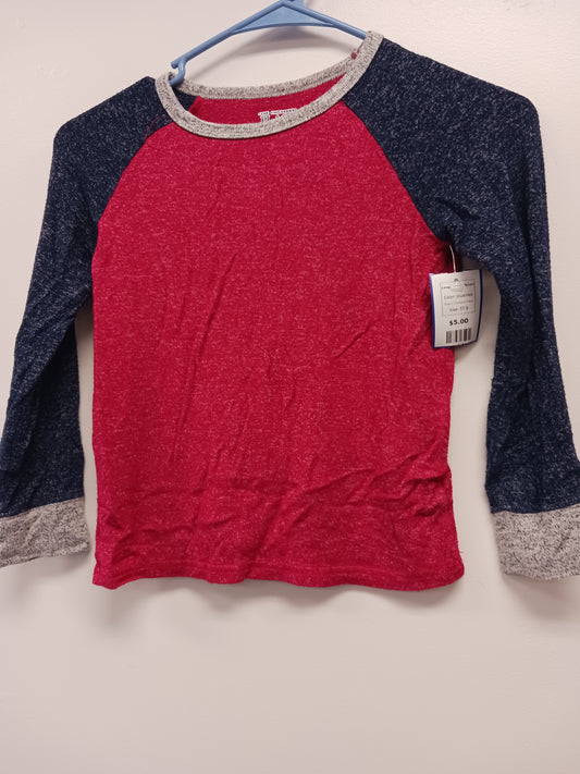 blue/red Childrens Place Long Sleeve Tshirt, 5T B