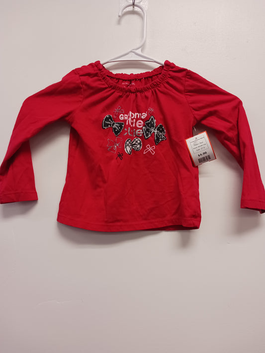 Red Wonder Kids Long Sleeve Shirt, 2T G