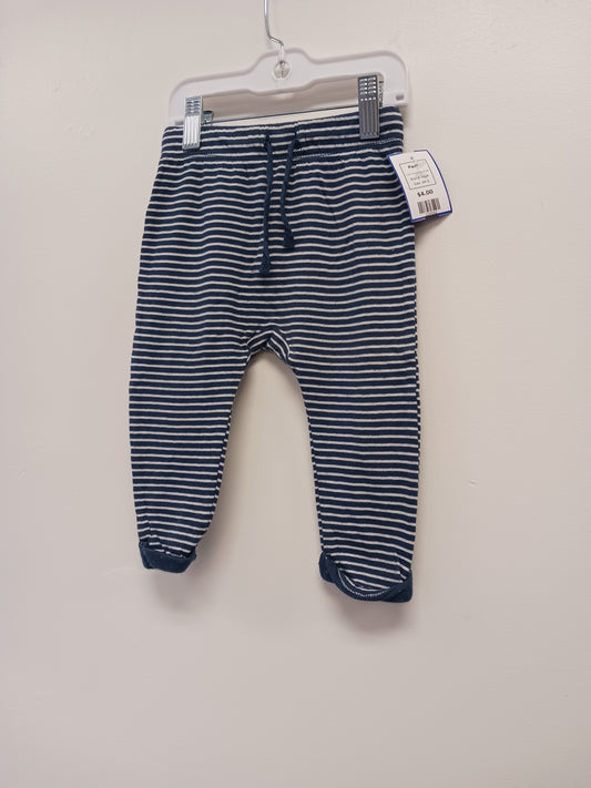 Navy/White Striped H&M Pants, 9M B