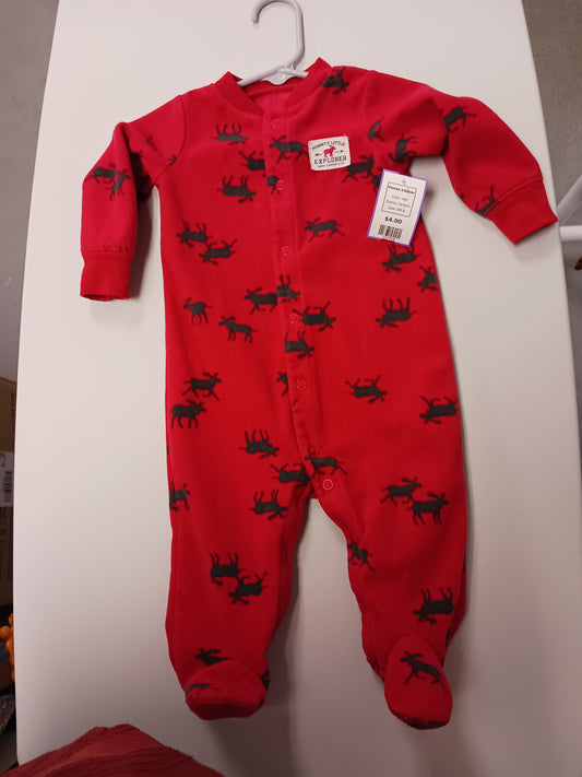 red Carters Moose Sleeper, 6M B