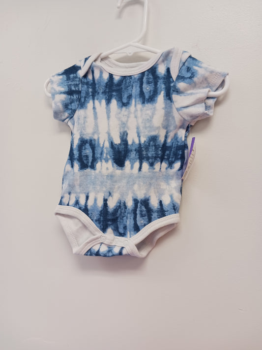 Blue/White Mon Cheri Onesie, NB B