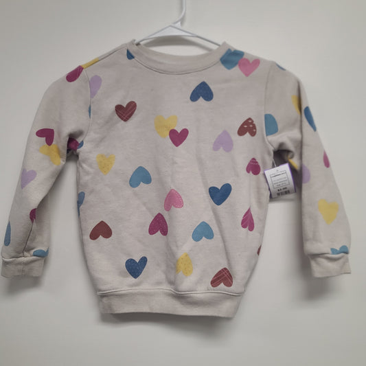 Grey/Colorful Heart Garanimals Longsleeve Shirt, 5T G