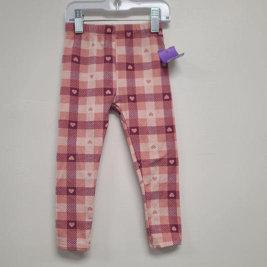 pink Btween Heart Leggings, 2T G
