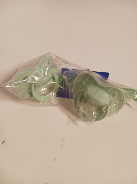 green  Bag of 2 Pacifers