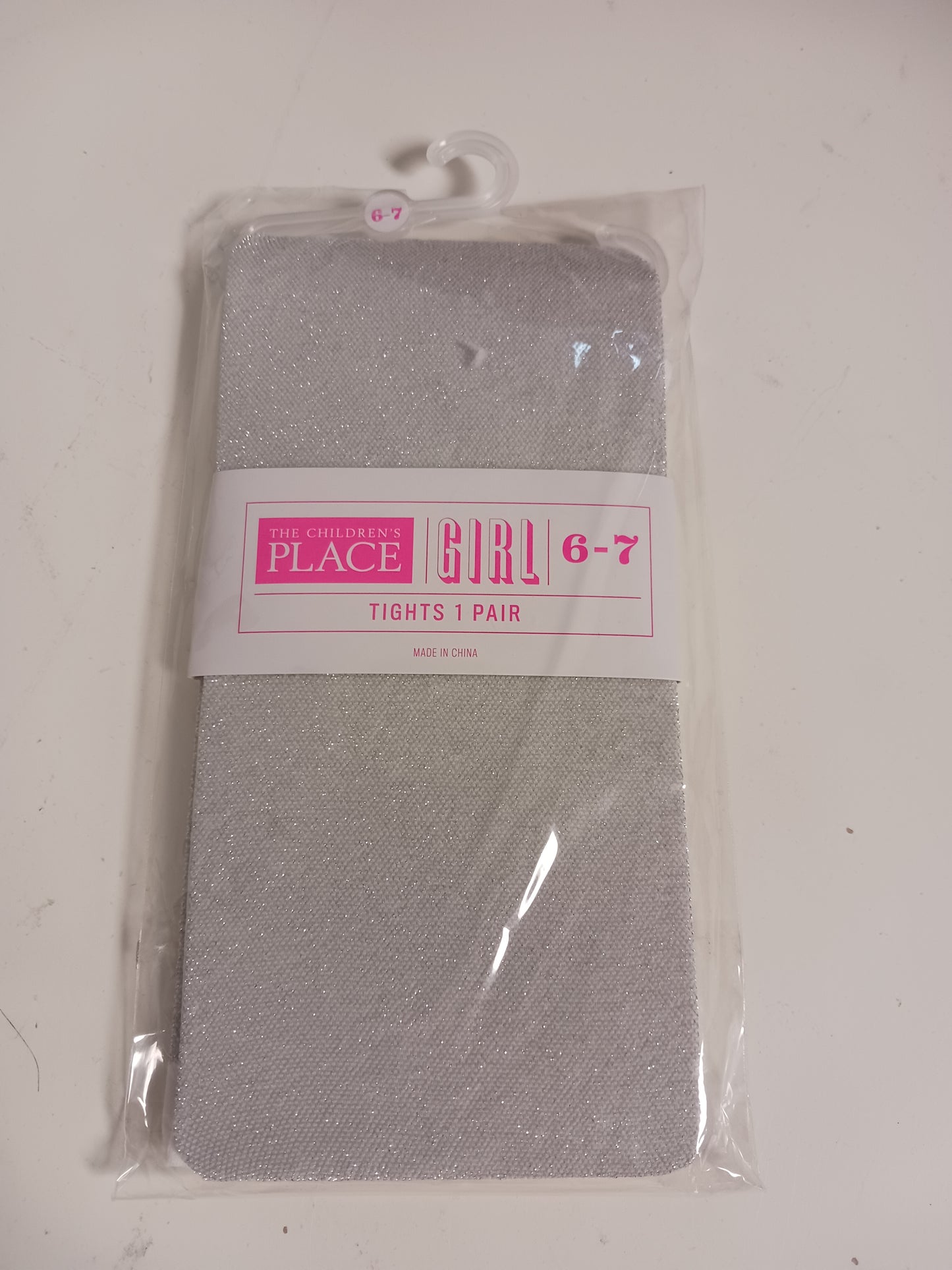 Silver Childrens Place Tights, 6 G