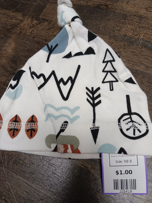White Tree/Mountain Modern Moments Hat, NB B