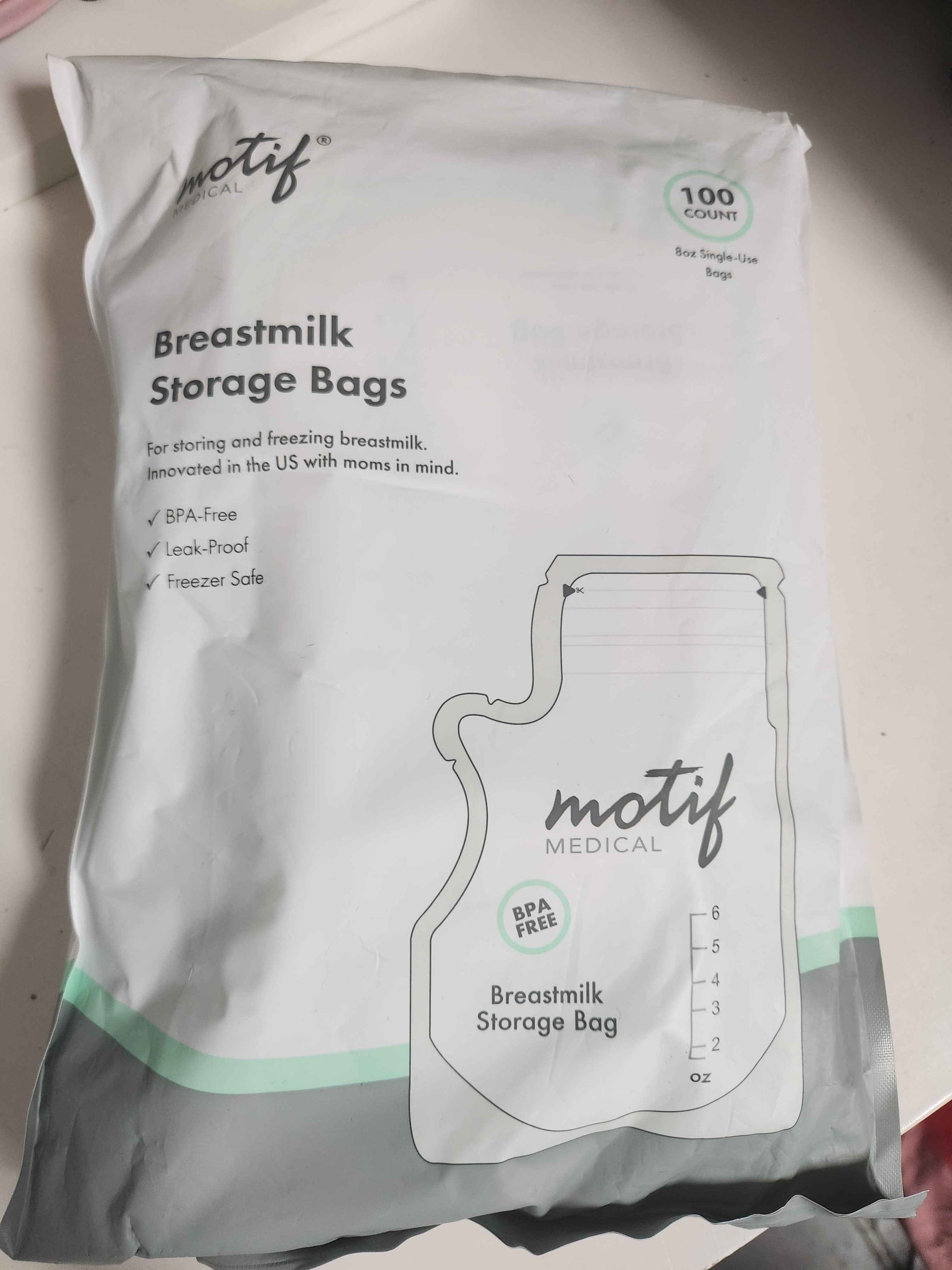 Motif Breastmilk Storage Bags(100ct)