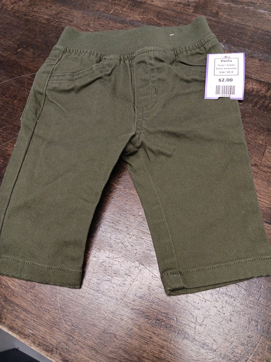 Green Garanimals Pants, NB B