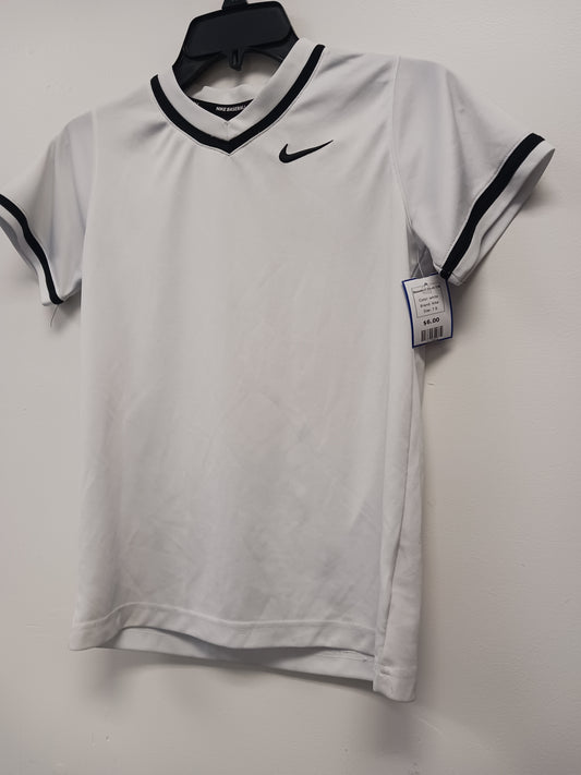 white Nike Baseball Shirt 7/8, 7 B