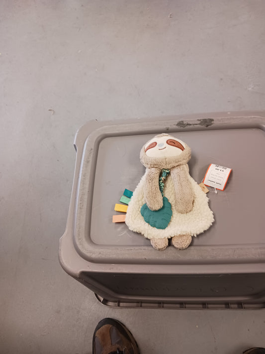 Brown Itzy Ritzy Sloth Teether