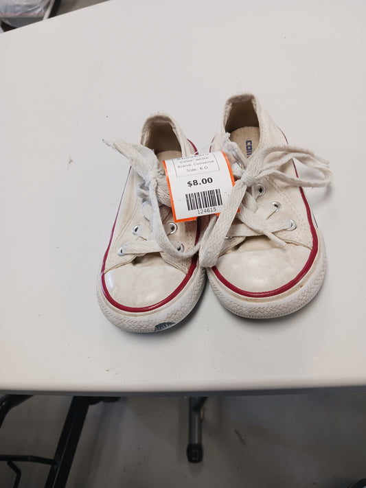 white Converse Sneakers, 6 G