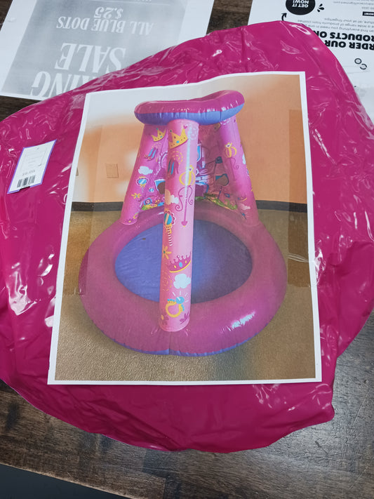 Pink/Purple  Blow Up Princess Ball Bit
