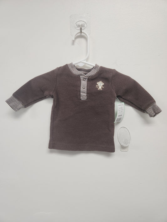 Brown Carters Longsleeve Shirt, 3M B