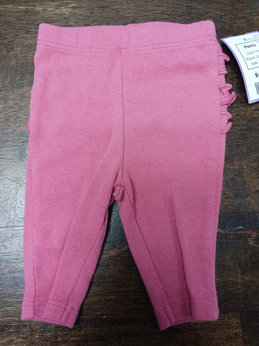 Pink Carters Pants, NB G