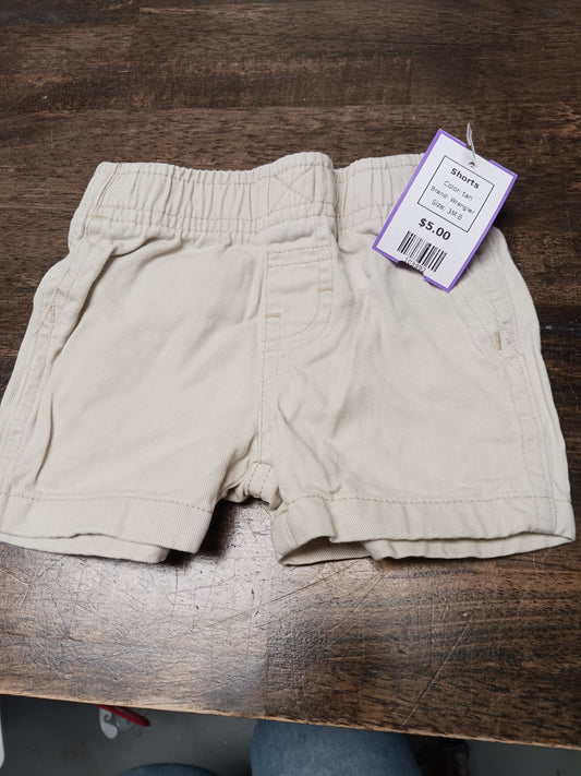 tan Wrangler Shorts, 3M B