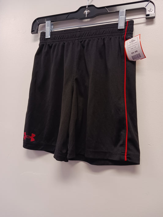 Black/Red Under Armour Shorts, 7 B