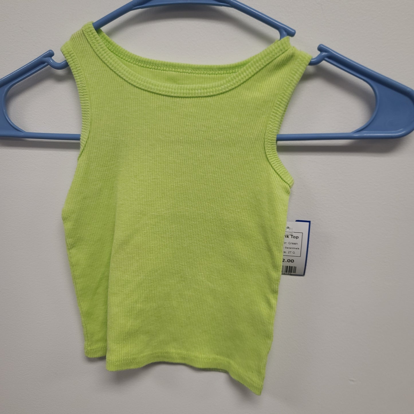 Green Garanimals Tank Top, 2T G