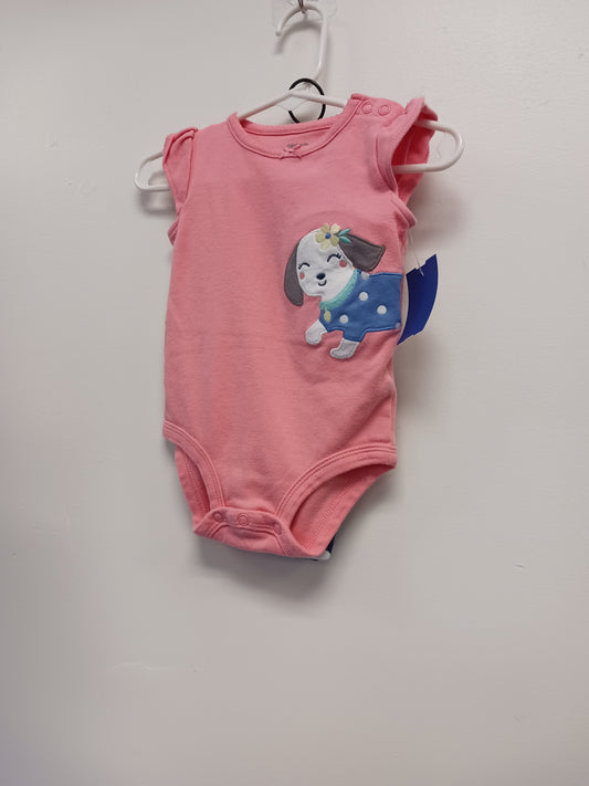 Pink/Navy Dog Carters Outfit, 9M G