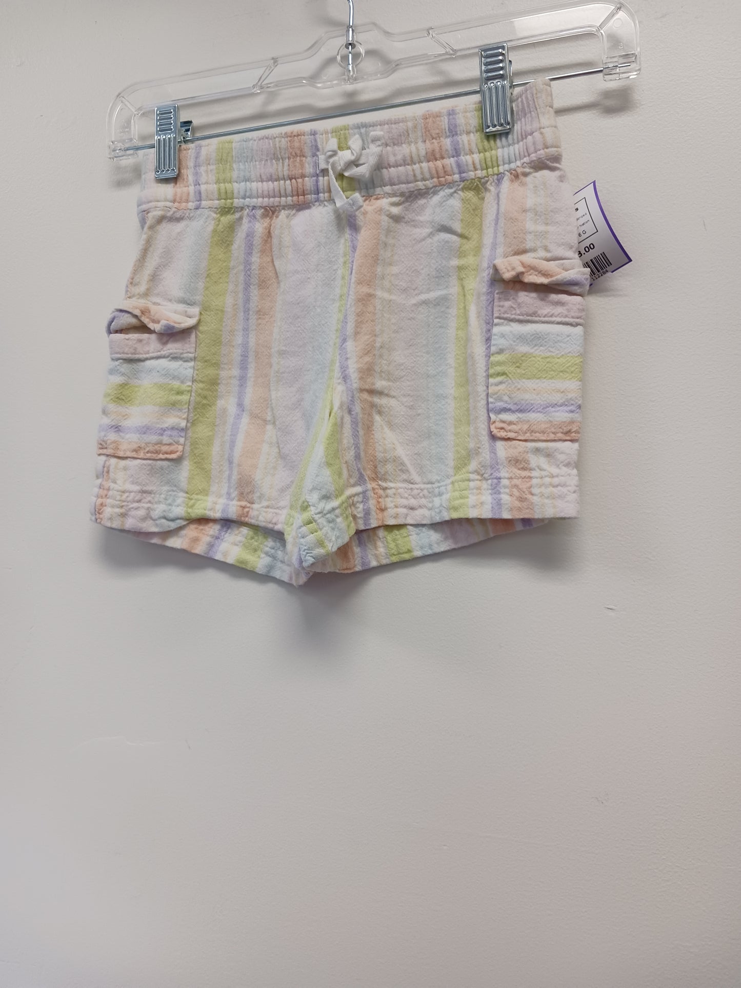 Colorful Striped Wonder Nation Shorts, 6 G