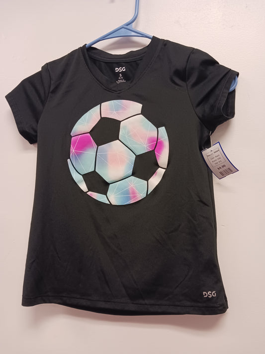 Black DSG Soccer Tshirt, 8 G