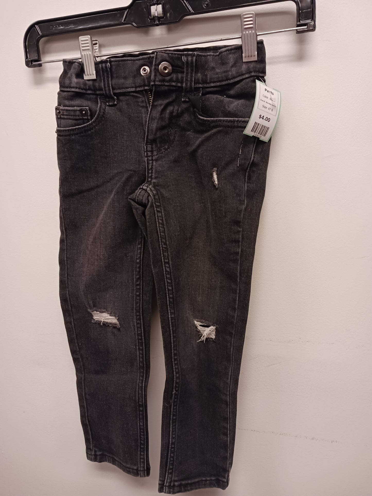 Black Wonder Nation Pants, 4T B
