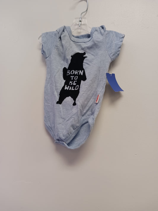 blue Nuby Born To Be Wild Onesie 3/6m, 3M B