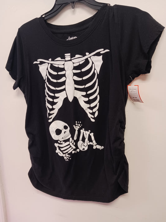 Black Crazy Dog Halloween Shirt, Medium