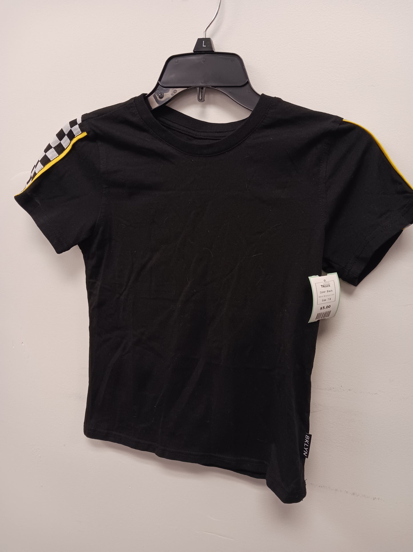 Black Brooklyn Cloth Tshirt, 7 B