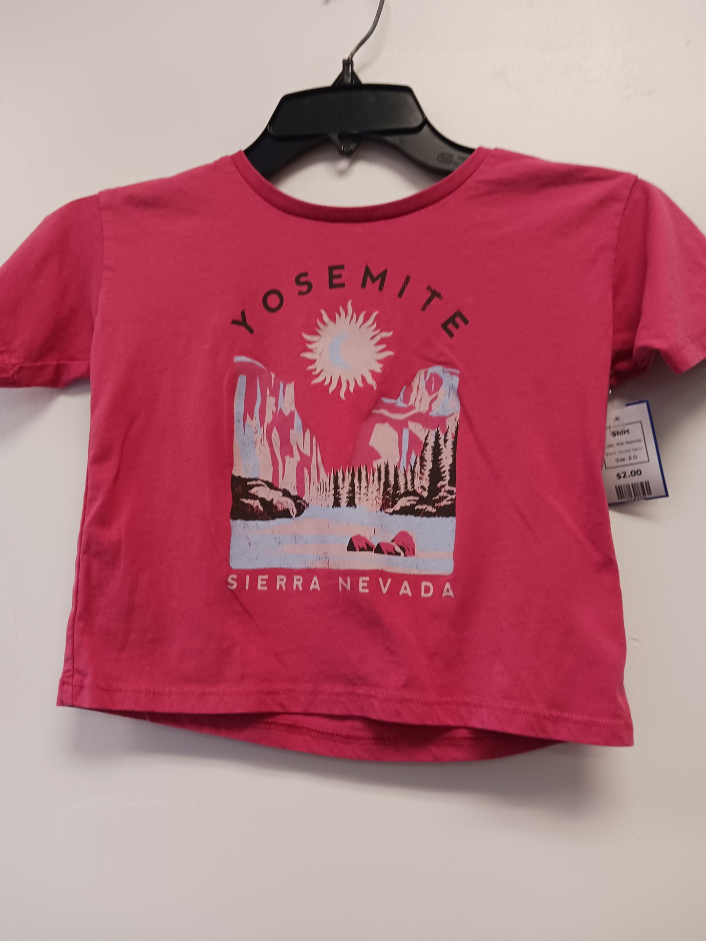 Pink Yosemite Wonder Nation Shirt, 6 G