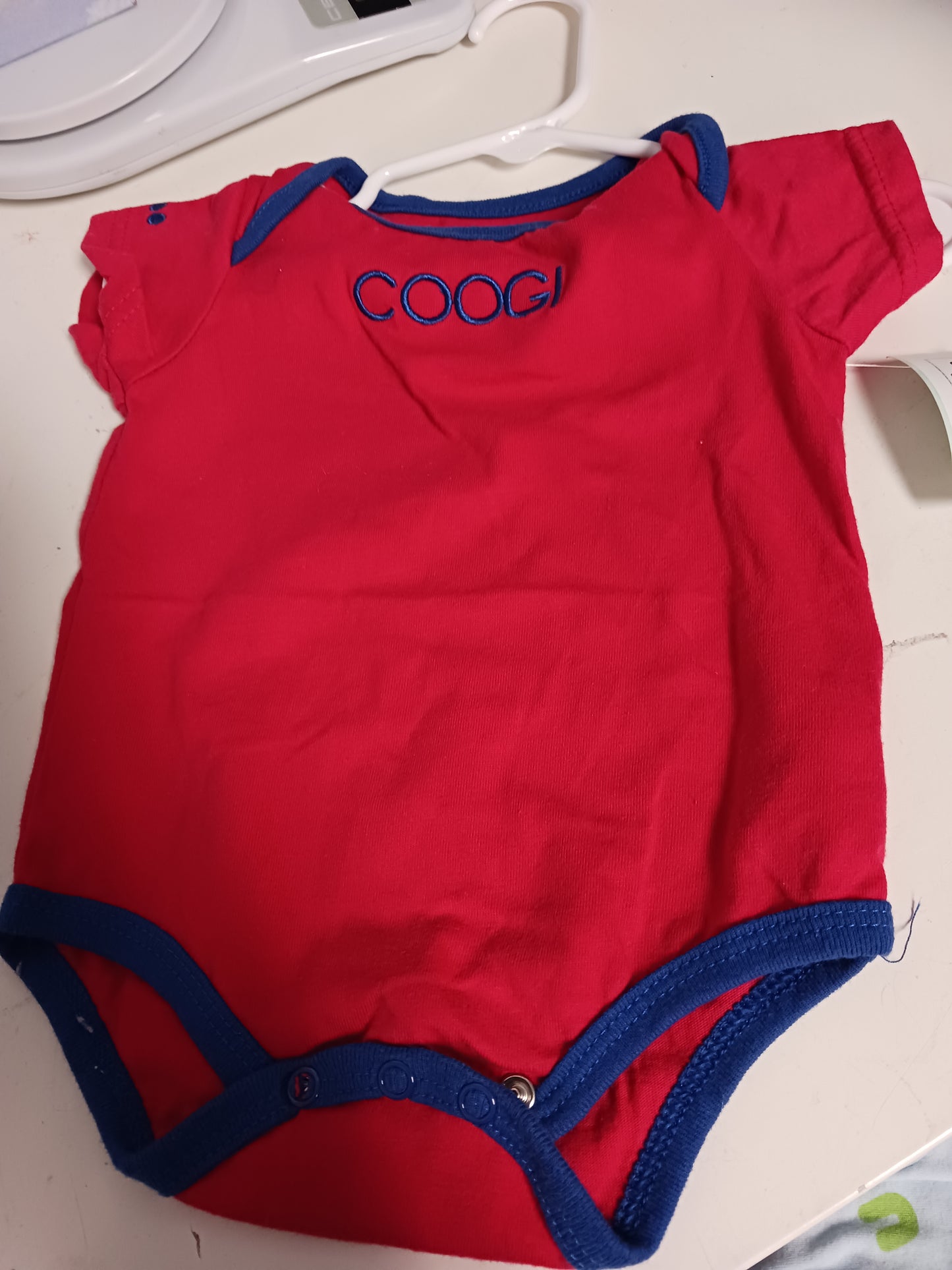 Red/Blue COOGI Onesie, 6-9M B