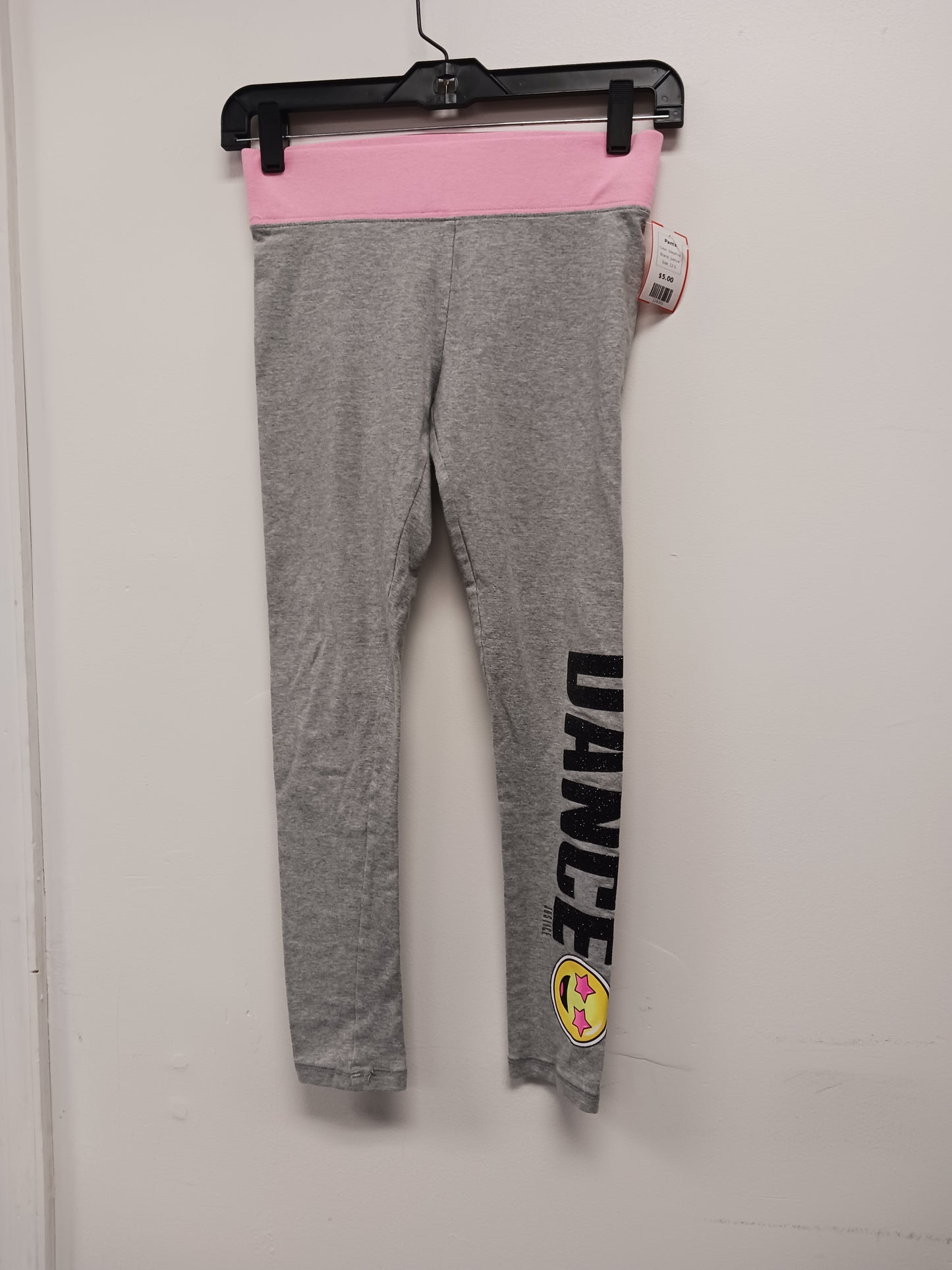 Grey/Pink Justice Pants, 12 G