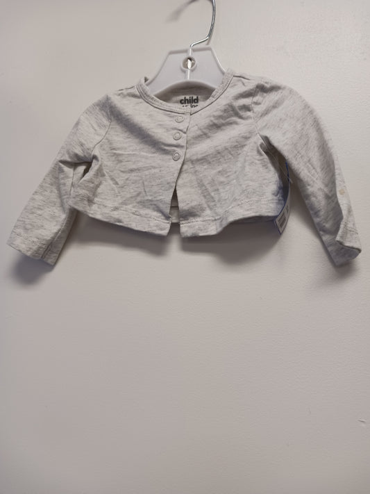grey Child of Mine Cardigan, NB G