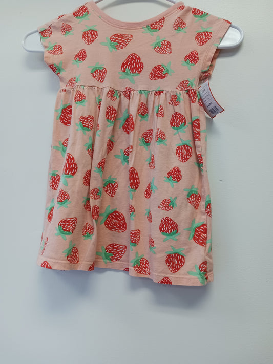 Pink Strawberry Old Navy Dress, 3T G