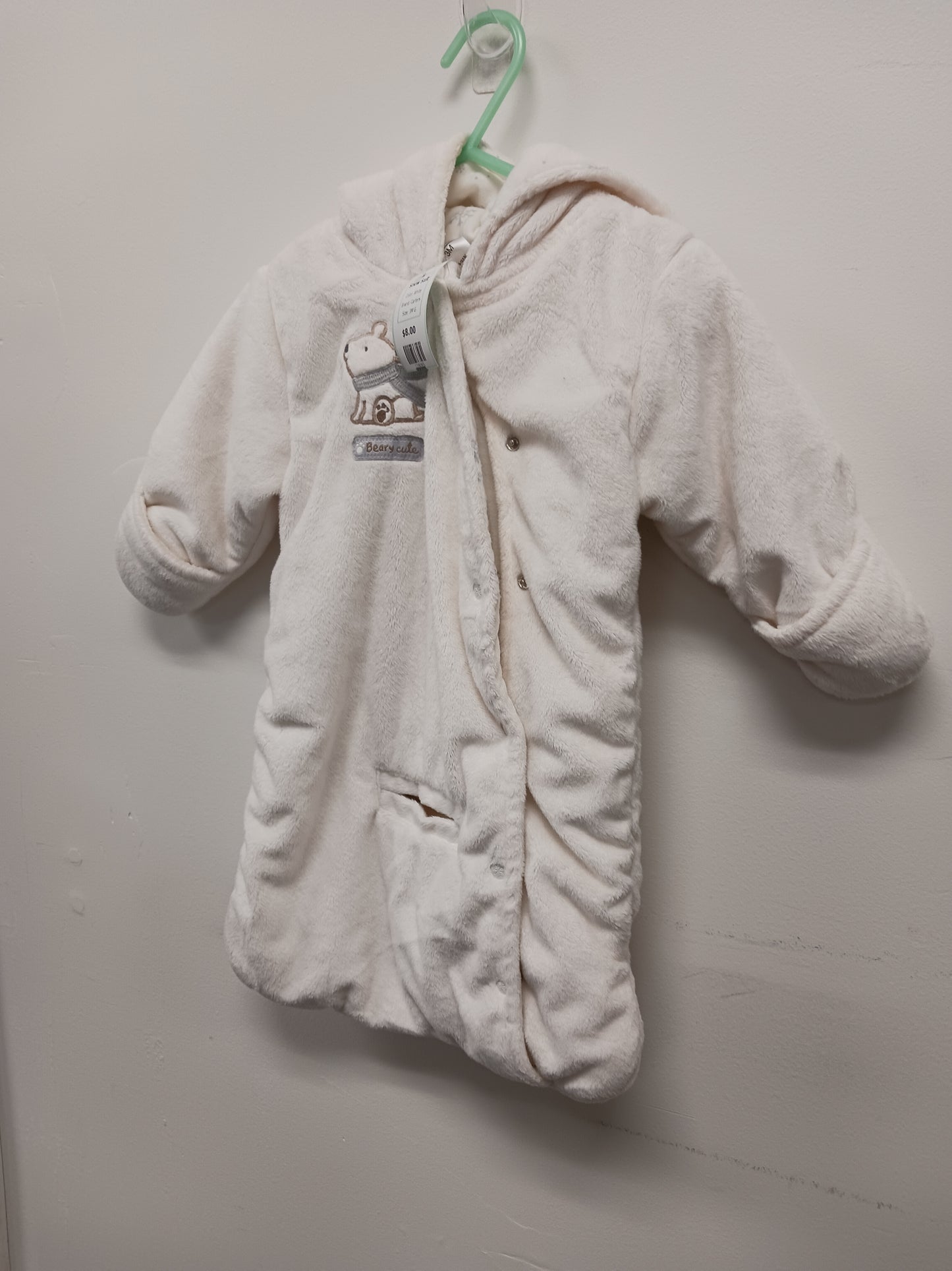 White Carters Snow Suit, 3M G
