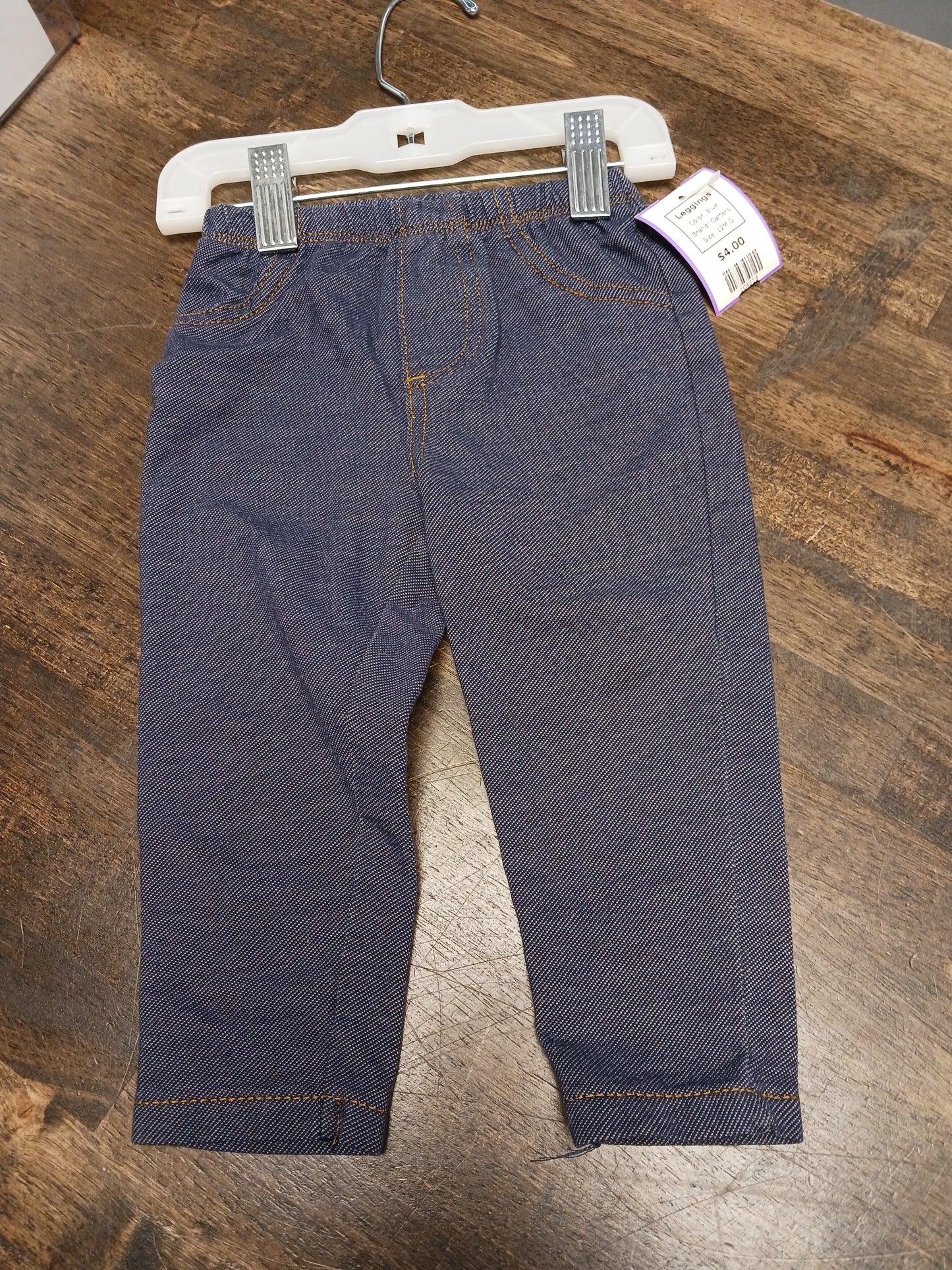 Blue Carters Leggings, 12M G