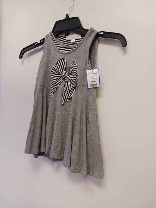 Grey/Black/White Isabella & Chloe Tank Top, 4T G