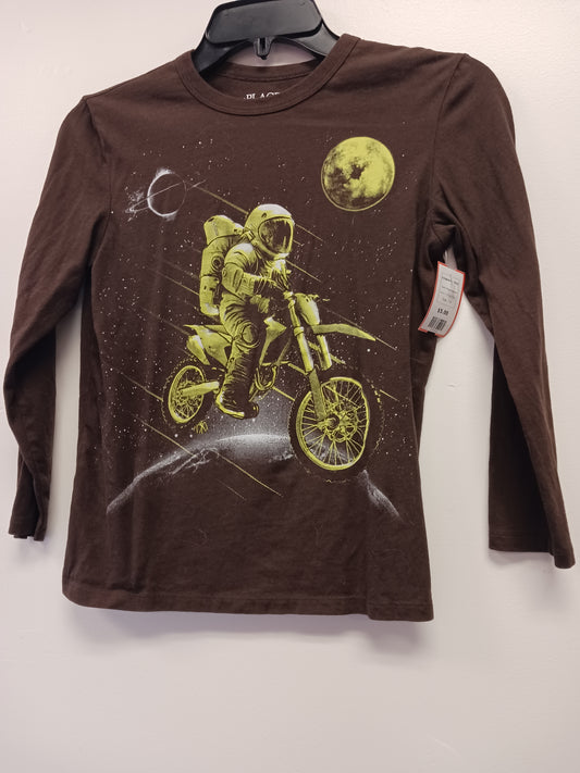 Brown Space Childrens Place Longsleeve Shirt, 7 B