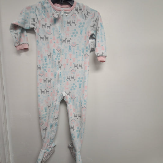 White/Pink/Blue Carters Sleeper, 4T G