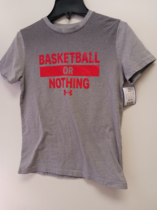 Grey/Red Under Armour Shirt, 8 B