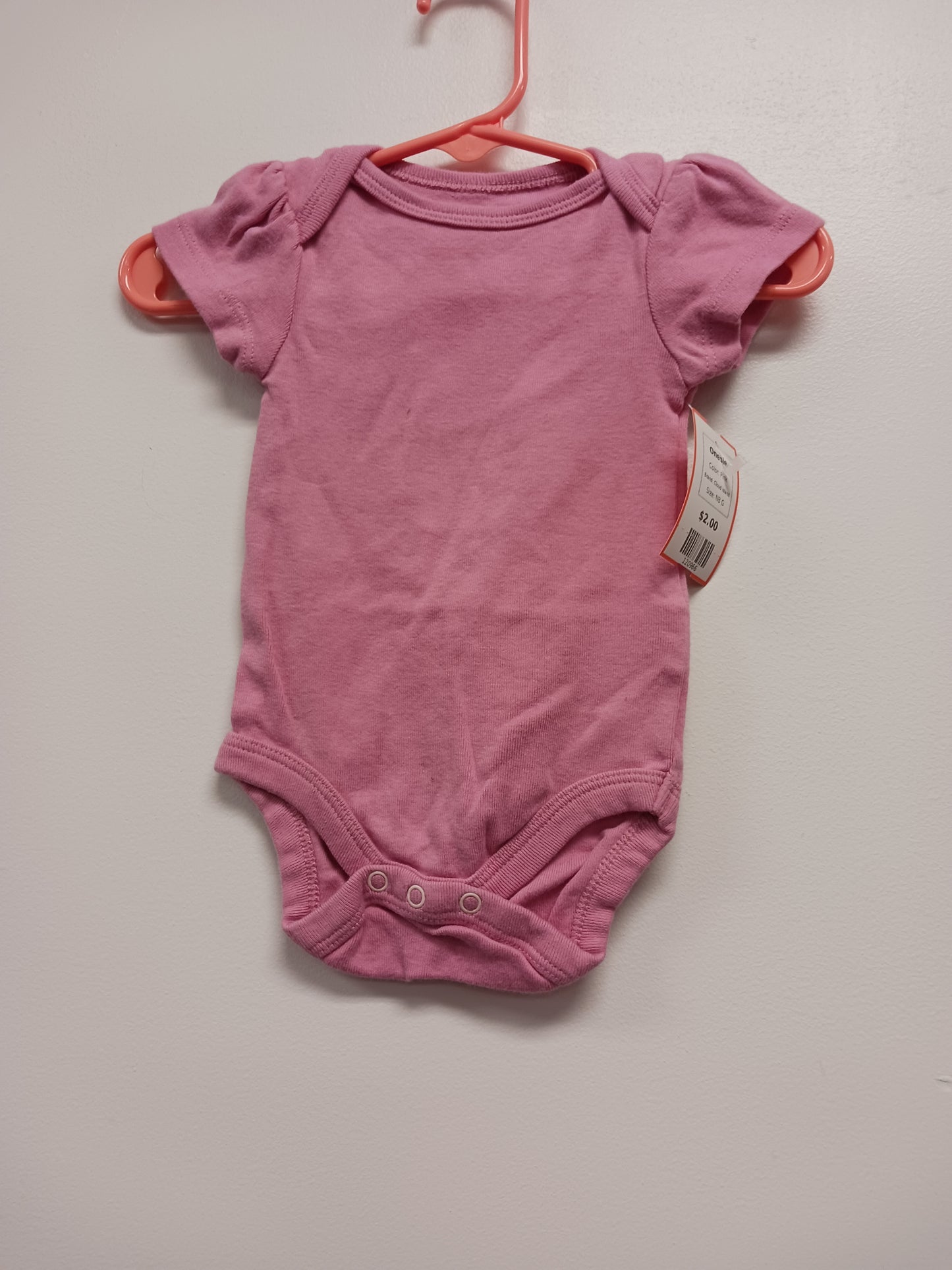 Pink Cloud island Onesie, NB G