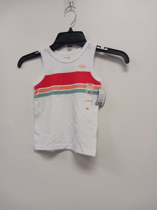 white Garanimals Striped Tank Top, 2T B