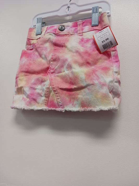 Pink/Yellow/White Garanimals Skirt, 2T G