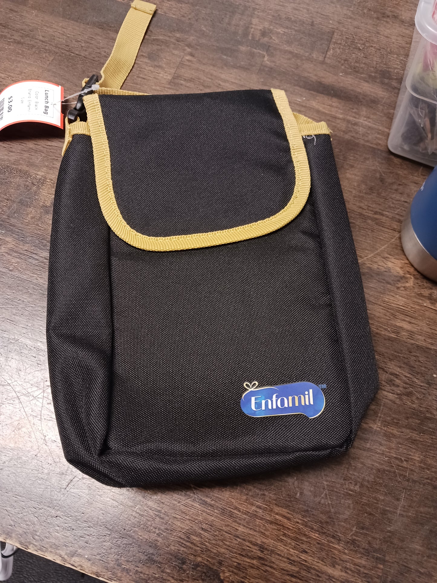 Black Enfamil Lunch Bag